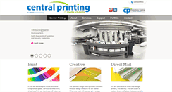 Desktop Screenshot of centralprinting.com
